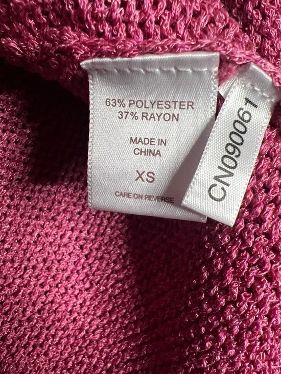 NY&Co Pink Knit Strappy Tank Top - Picture 2 of 4